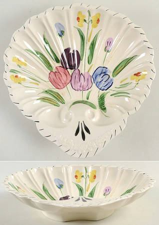 Easter Parade Large Shell Shaped Dish