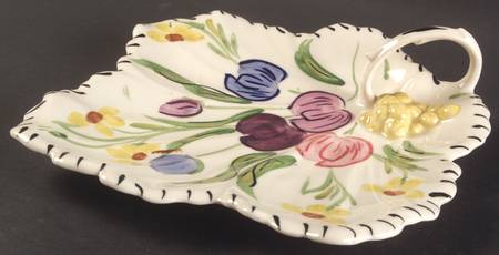 Easter Parade Handled Leaf Dish
