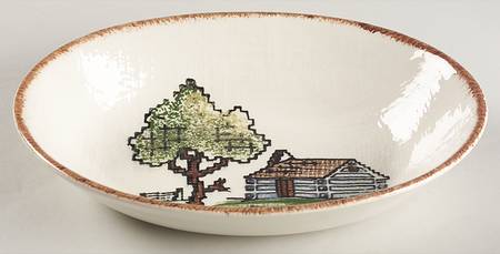 Eventide 9" Oval Vegetable Bowl