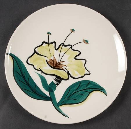 Evening Flower Salad Plate