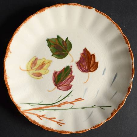 Falling Leaves Dessert/Pie Plate