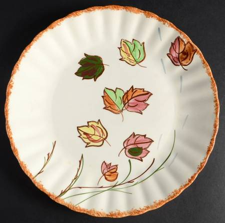 Falling Leaves Luncheon Plate