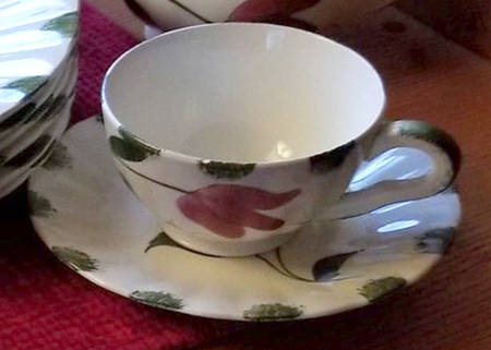 First Love Footed Cup & Saucer Set