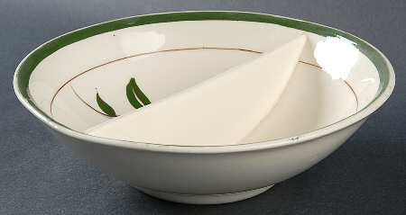 Forest Fruit Round Divided Vegetable Bowl