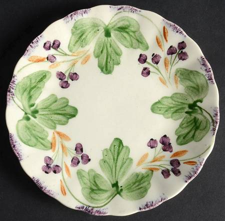 Fox Grape Bread & Butter Plate
