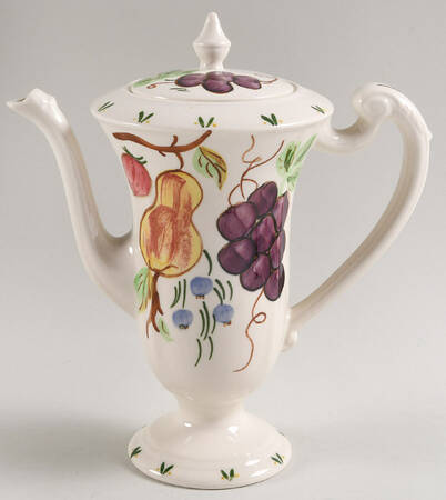 Fruit Basket Coffee Pot & Lid