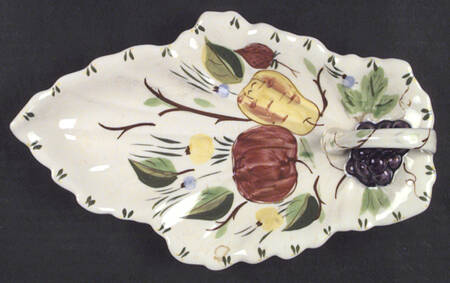 Fruit Basket Leaf Shaped Dish
