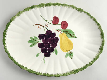 Fruit Fantasy 15" Oval Serving Platter