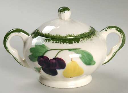 Fruit Fantasy Sugar Bowl & Lid