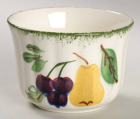 Fruit Fantasy Open Sugar Bowl