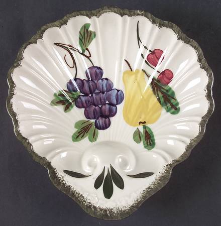 Fruit Fantasy 9" Shell Shaped Bowl