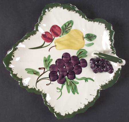 Fruit Fantasy 9" Leaf Dish