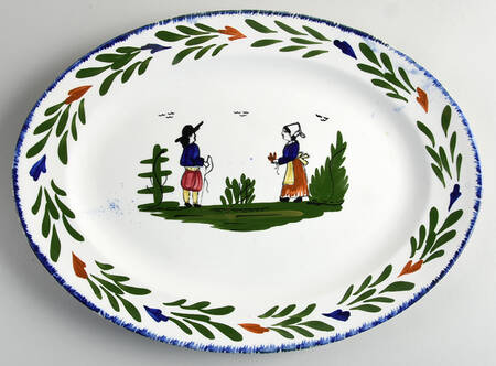 French Peasant 17" Oval Serving Platter