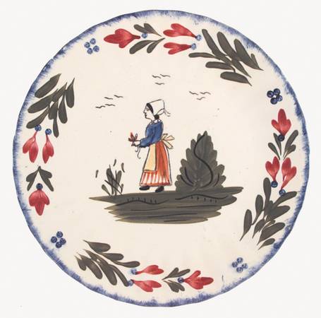 French Peasant Dinner Plate