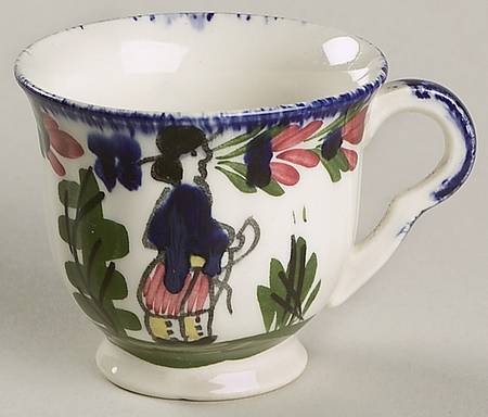 French Peasant Footed Demitasse Cup