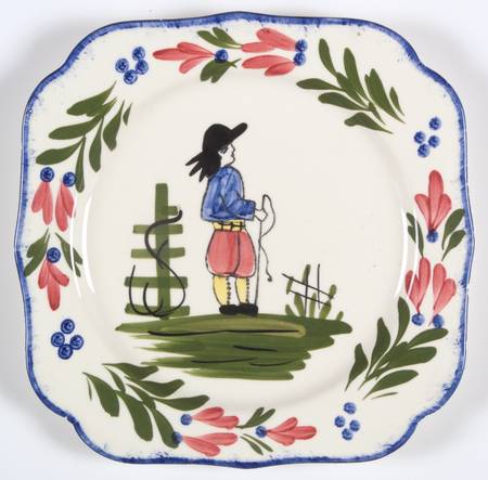 French Peasant Square Salad Plate
