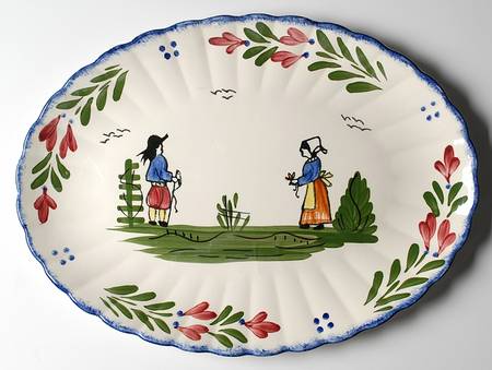 French Peasant 15" Oval Serving Platter