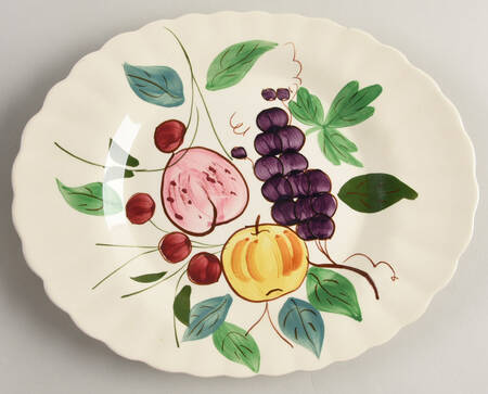 Fruit Punch 12" Oval Serving Platter
