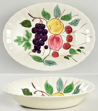 Fruit Punch 9" Oval Vegetable Bowl