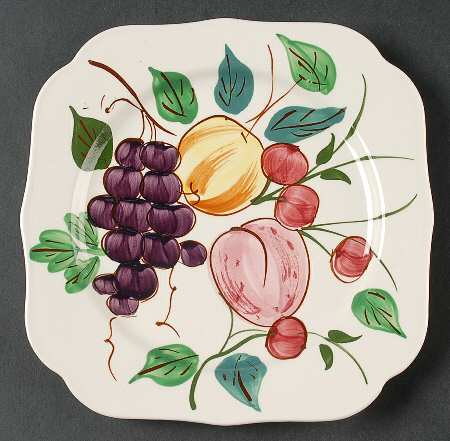 Fruit Punch Square Dessert Plate