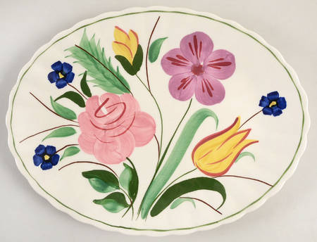Garden Lane 12" Oval Serving Platter