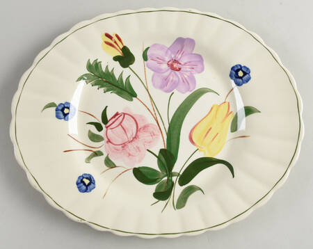 Garden Lane 14" Oval Serving Platter