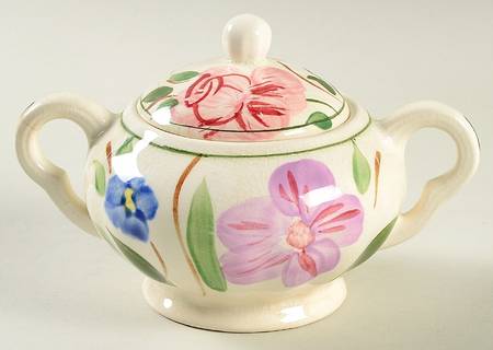 Garden Lane Sugar Bowl & Lid
