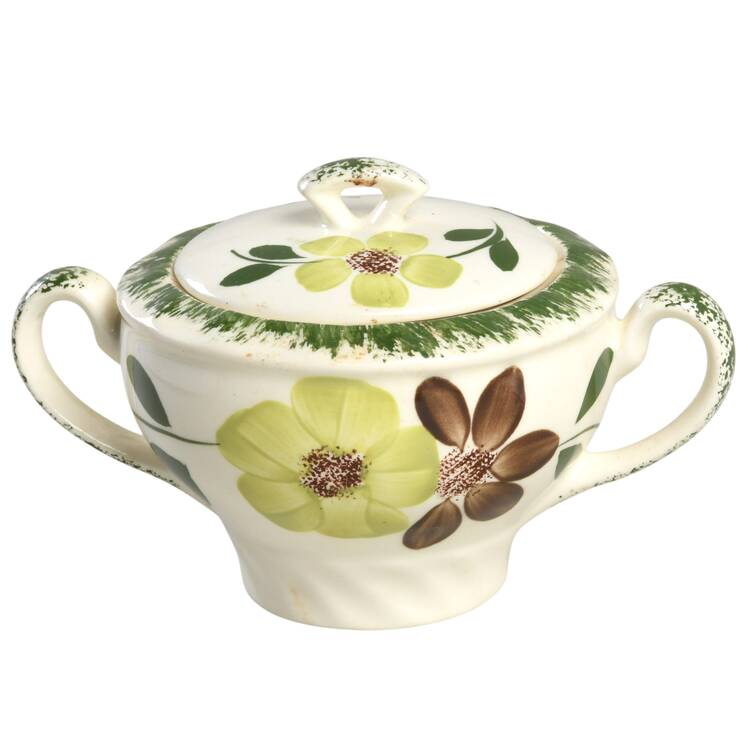 Green Briar Sugar Bowl & Lid