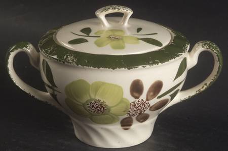 Green Briar Sugar Bowl & Lid
