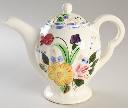 Grandmother's Garden Teapot & Lid
