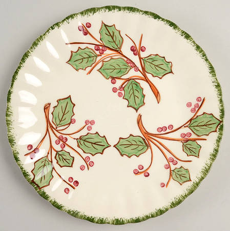 Hollyberry Luncheon Plate