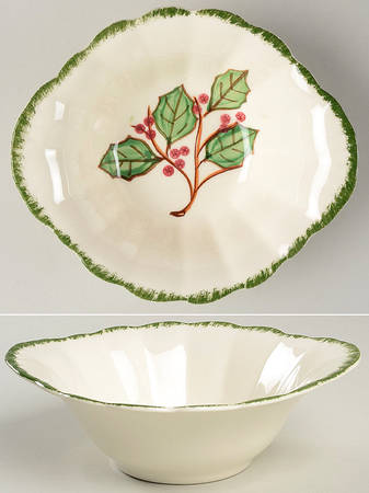 Hollyberry Lugged Cereal Bowl
