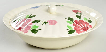 Mardi Gras (Colonial, No Trim) Round Covered Vegetable