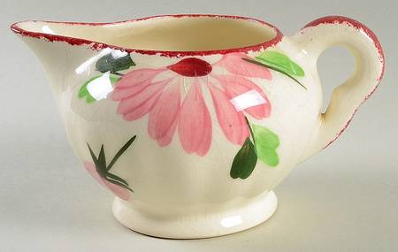 Mardi Gras (Colonial, Red Trim) Creamer