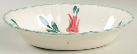 Medley 9" Oval Vegetable Bowl