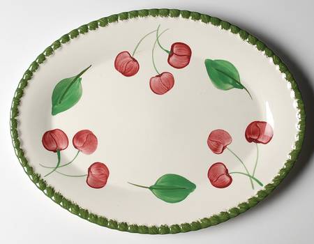 Mountain Cherry 13" Oval Serving Platter