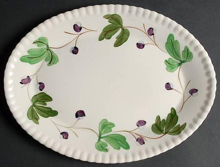 Mountain Ivy 13" Oval Serving Platter