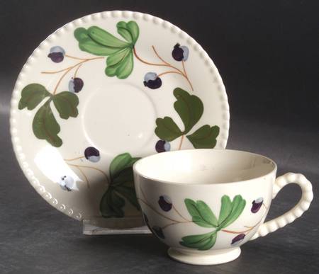 Mountain Ivy Footed Cup & Saucer Set