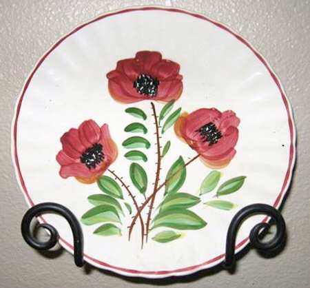 Oriental Poppy by Blue Ridge Southern Pottery