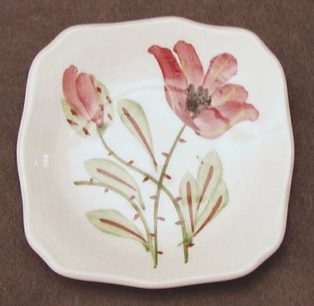 Oriental Poppy Butter Pat