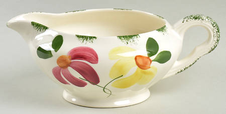 Painted Daisy Gravy Boat