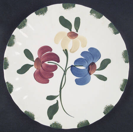Painted Daisy by Blue Ridge Southern Pottery