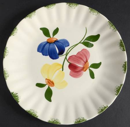 Painted Daisy Luncheon Plate