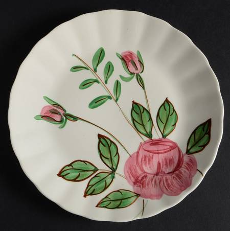 Paper Rose Salad Plate