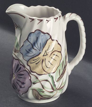 Pansy Trio by Blue Ridge Southern Pottery
