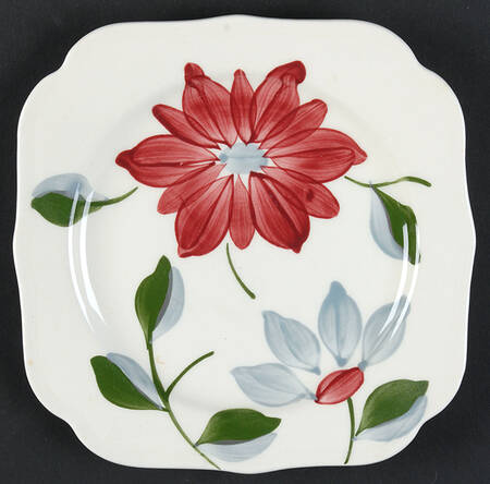 Petal Point Square Salad Plate