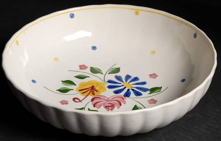 Polka Dot 10" Large Salad Serving Bowl