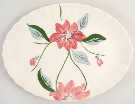 Poinsettia (Colonial) 13" Oval Serving Platter