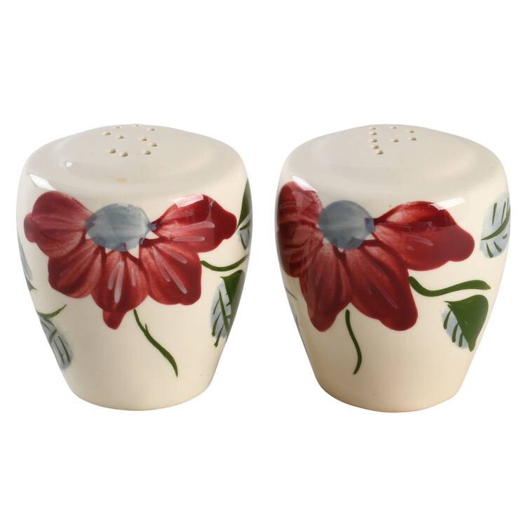 Poinsettia (Colonial) Salt & Pepper Set