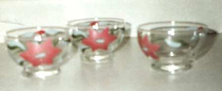 Poinsettia (Colonial) 8 Oz Glassware Sherbet